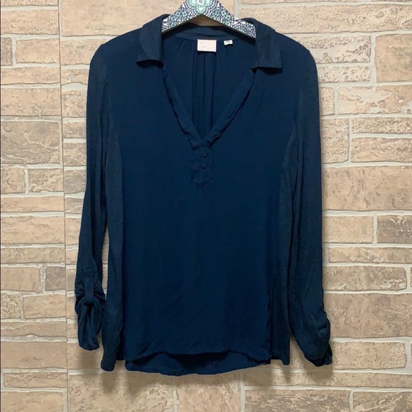 Anthropologie postmark top in size medium - Picture 1 of 7